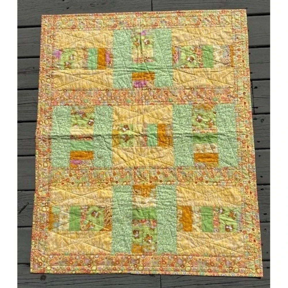 Handmade patchwork baby